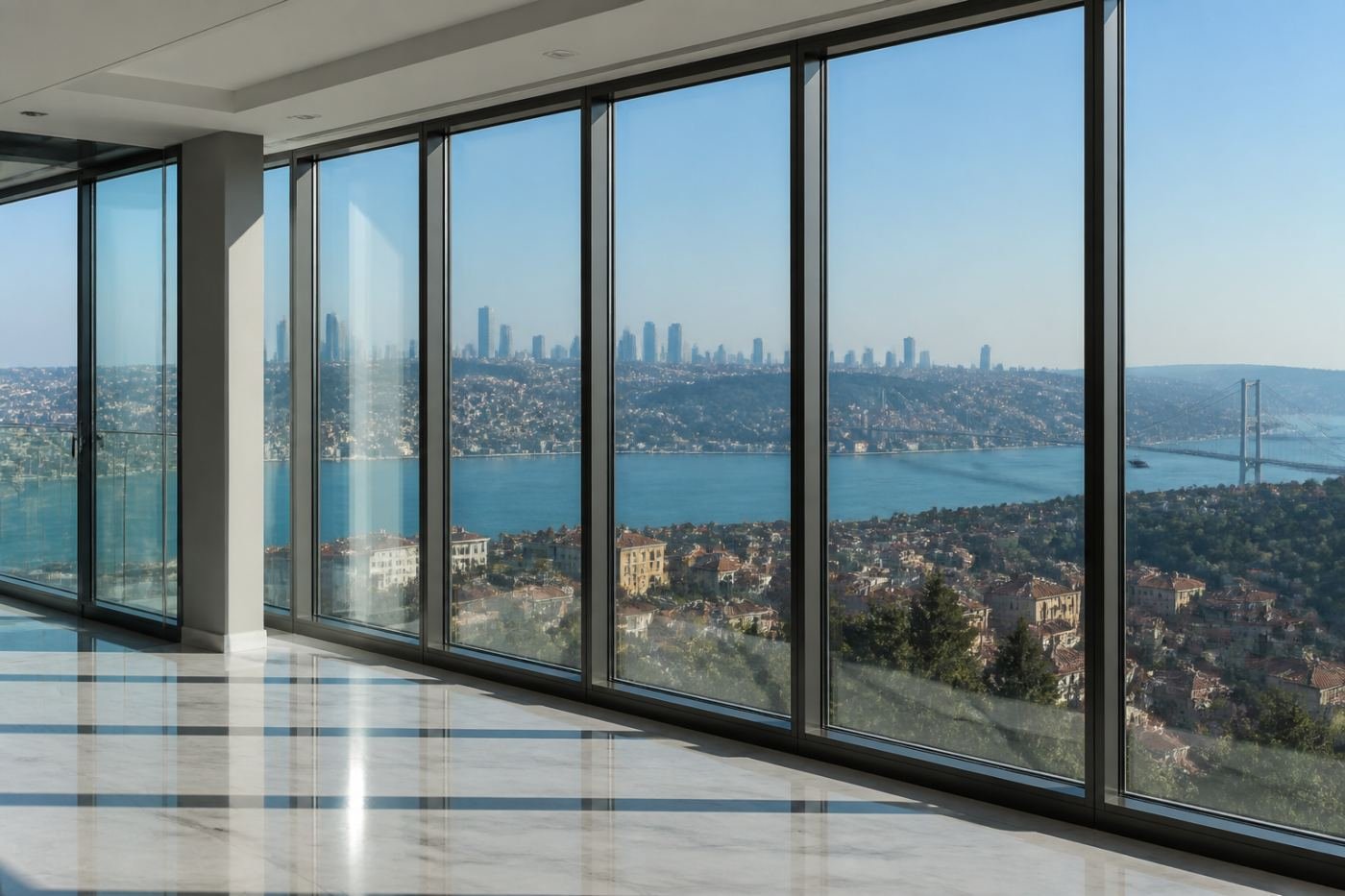 İstanbul'da iz bırakmayan profesyonel cam temizliği